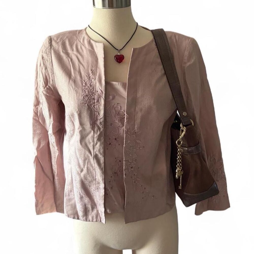 Adrianna-papell Women's Pink Blouse